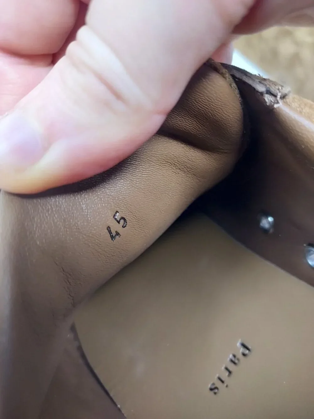 Christian Louboutin MENS Brown St Louis Suede Slip-On Sneaker